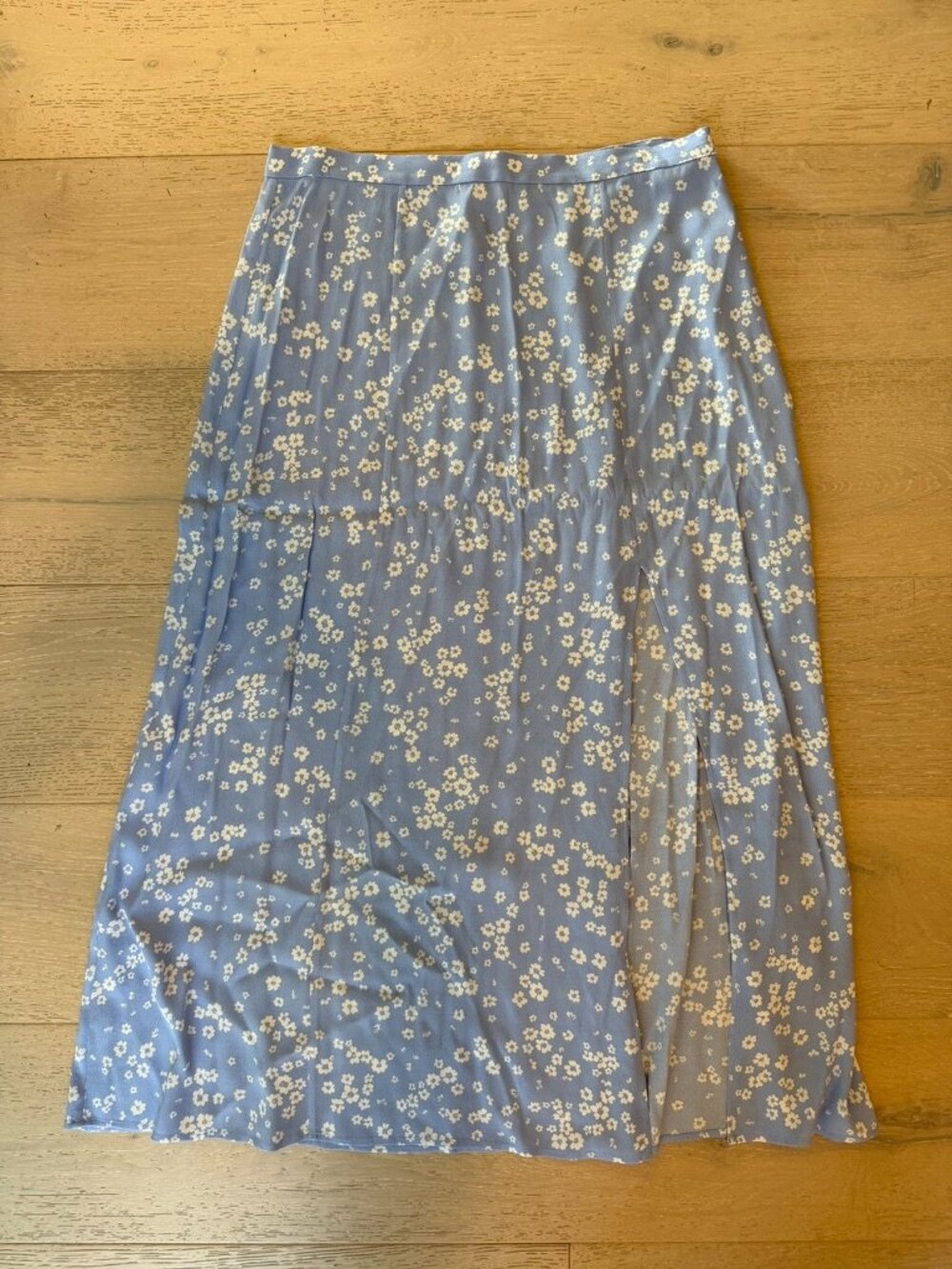 & Other Stories Blue Floral Maxi Skirt